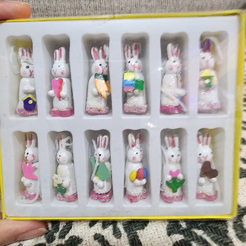 Vintage Miniture Wooden Bunny